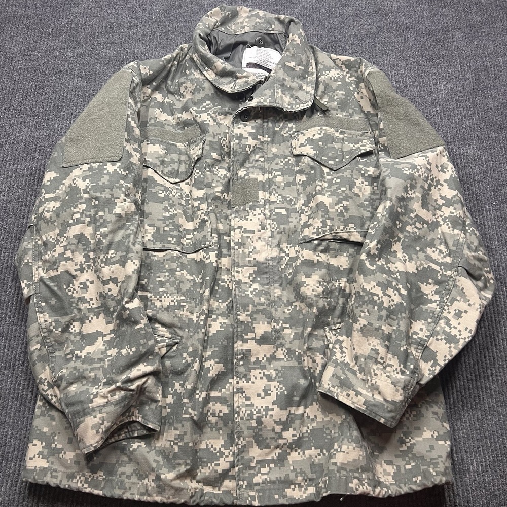 USGI M-65 Field Jacket Medium Long Digital‎ Camo Cold Weather Army Coat M65 Mens